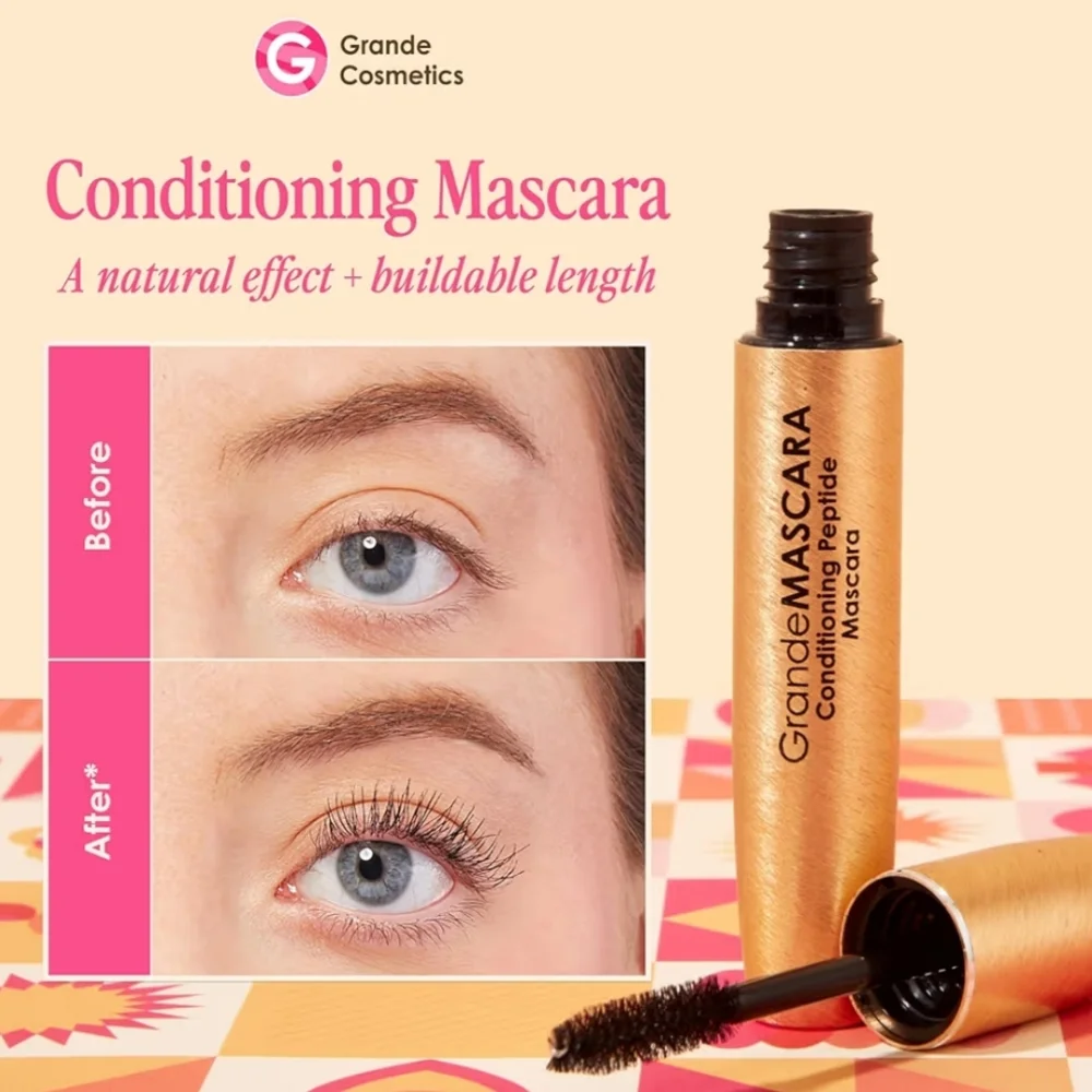 Grande MASCARA Conditioning Peptide Mascara Rich Black NWT
